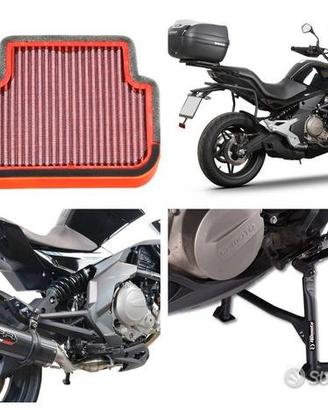 Cf Moto 650 Mt accessori valigie scarico catena