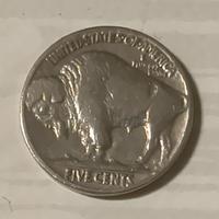Moneta 5 Centesimi USA "Buffalo Nickel" -Anno 1937