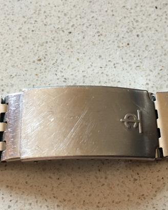 bracciale rivetti orologio epoca acciaio anni 70