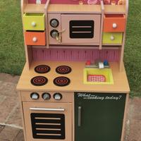 cucina giocattolo in legno