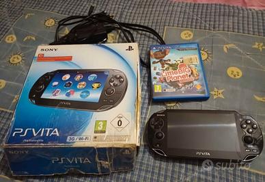 PsVita 3G, con Scatola, Accessori e Un Gioco