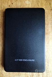 Contenitore Case per dischi Sata 2.5"