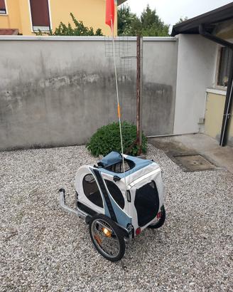 Rimorchio da bici per animali