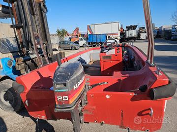 Motoscafo Manta completo di motore mariner 25 HP