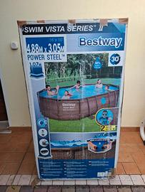 Piscina Bestway Power steel 488 x 305 x 107