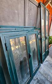 Infissi in alluminio.