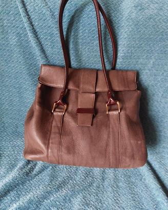 Borsa comoda in pelle Mantellassi