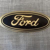 Ford Ovale Emblema Metallo Smaltato Vintage Auto