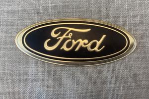 Ford Ovale Emblema Metallo Smaltato Vintage Auto