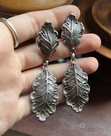 Orecchini buccellati foglia quercia