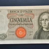 5000 lire Colombo  - 1° tipo