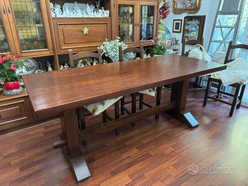 Tavolo in Fratti, color noce