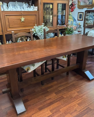 Tavolo in Fratti, color noce