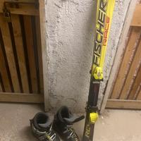 Set fisher sci 120 cm + scarponi 23.5 ( 37 / 38 )