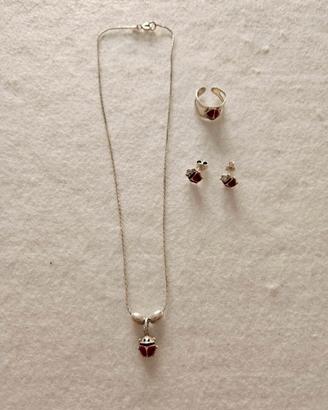 Set bambina coccinelle
