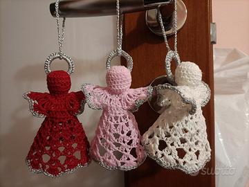 Angioletti fatti a mano con uncinetto 