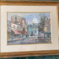 Dipinto a olio Montmartre (50x40cm)
