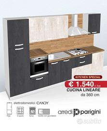 cucina moderna- colori e top a scelta 032h