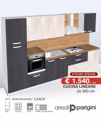 cucina moderna- colori e top a scelta 032h