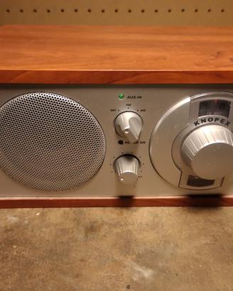 KNOPEX retrò replica - Radio da tavolo in legno