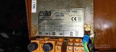 Trasformatore 200VA 24volt doppio secondario