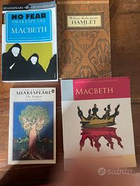 4 libri in inglese Shakespeare