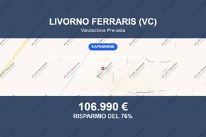 Immobile in asta di 1140 m² a Livorno Ferraris