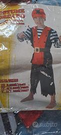 costume corsaro, pirata 4/5 anni