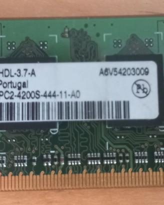 Modulo RAM 512 MB per PC portatile