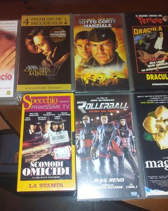 Numerose videocassette vhs film vari sigillate