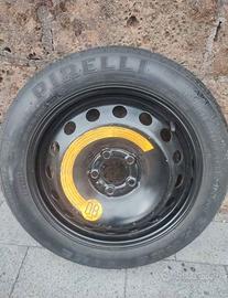 Ruota di scorta Pirelli 5 fori -Misura 125/80 R-15