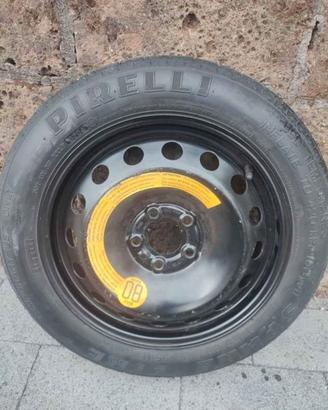 Ruota di scorta Pirelli 5 fori -Misura 125/80 R-15