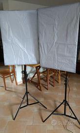 Kit illuminazione Softbox 2x – luce continua 5500K