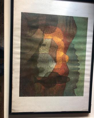 Stampa  paesaggio rurale con cornice