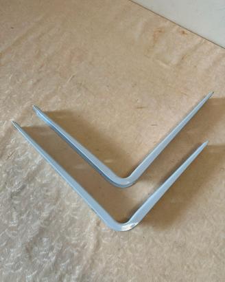 2 reggimensola grandi e robusti in metallo