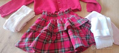 vestito bambina natale 