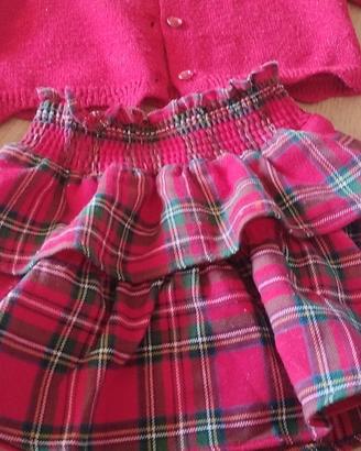 vestito bambina natale 