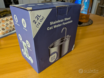 Fontana per gatti nuova