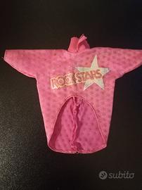 Abito outfit Barbie Rock Stars anni 80