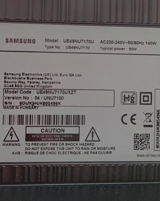 Samsung UE49NU7170UXZT