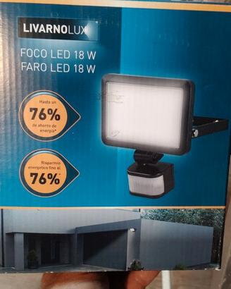 faretto led crepuscolare sensore di movimento