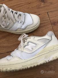Scarpe New Balance 550 beige e bianche taglia 37.