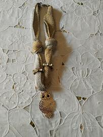 collana con gufo,