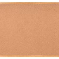 Bacheca in sughero 120 x 90 cm, Beige (Natural)