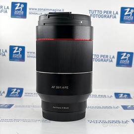 SAMYANG 35 mm f1.4 PER SONY + GARANZIA USATO