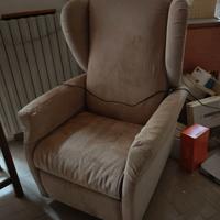 Poltrona reclinabile elletrica