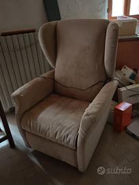 Poltrona reclinabile elletrica