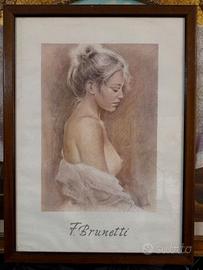 Quadro stampa ritratto femminile