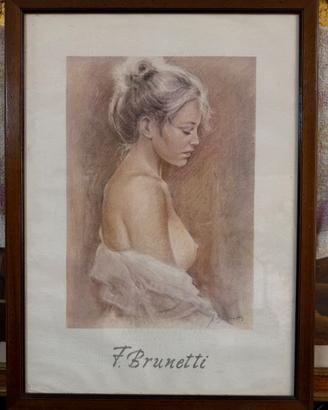 Quadro stampa ritratto femminile