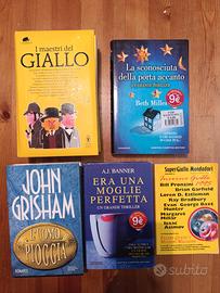 5 libri  gialli 